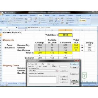 Le Solveur Excel : Simulations de gestion